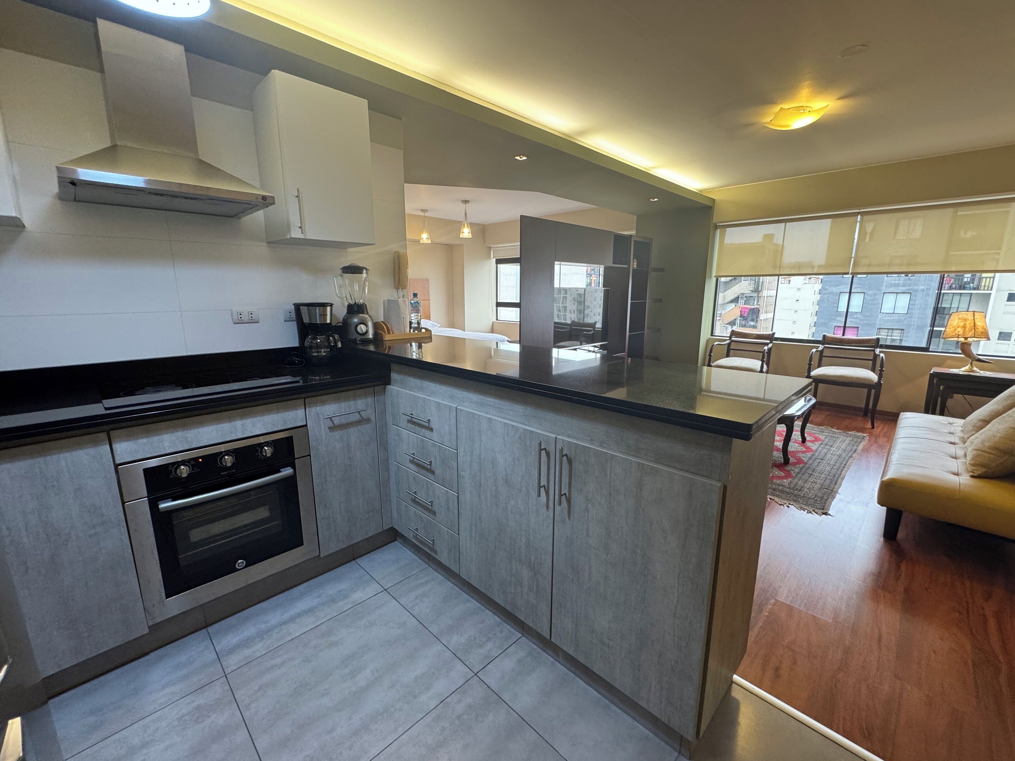 Executive Loft, 1 Queen Bed with Sofa bed, Ensuite, City View | Private kitchen | Fridge, microwave, stovetop, coffee/tea maker