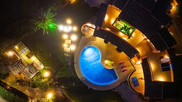 Una piscina riscaldata