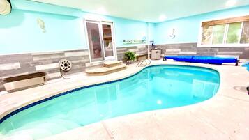 Piscine couverte, piscine chauffée