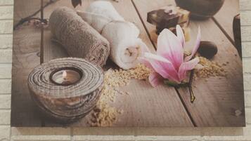 Experience a serene spa setting with a tranquil ambiance, perfect for relaxation and rejuvenation.