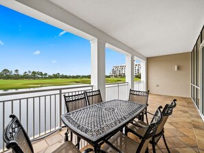 Outdoor dining - Kiva Dunes Village B unit 103 (Gulf Shores)