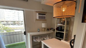 Interior - Studio just a one block from a beach Sleeps 1-3  (Honolulu)