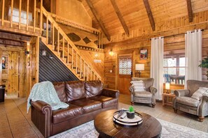 Smart TV, fireplace, video games, books