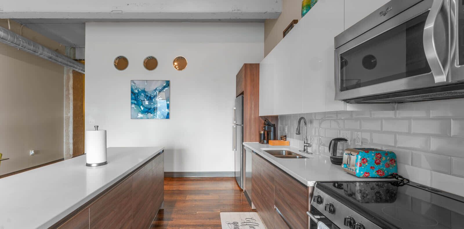 Fridge, oven, dishwasher