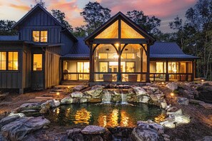 Exterior - Private Falls-Hiking-View-King beds-Sauna-Pub-Chefs Kitchen-In Town & Private! (Cashiers)