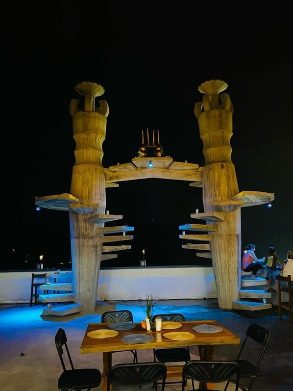 Living area - K&M Hotel (Xilitla)