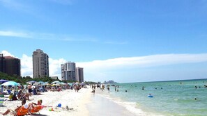 Sun-loungers, beach towels
