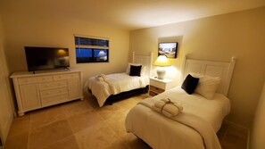2 bedrooms, iron/ironing board, travel crib, free WiFi