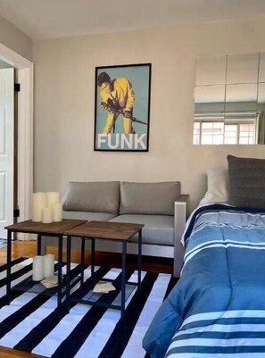 1 間睡房、熨斗/熨衫板、免費 Wi-Fi、床單