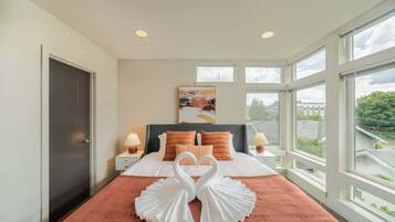 3 chambres, fer et planche Ă repasser, Wi-Fi, draps fournis