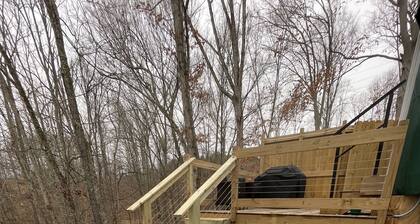 Gray Yurt in Hocking