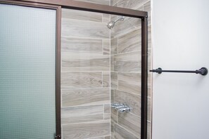 Traditional Studio | Bathroom | Shower, towels