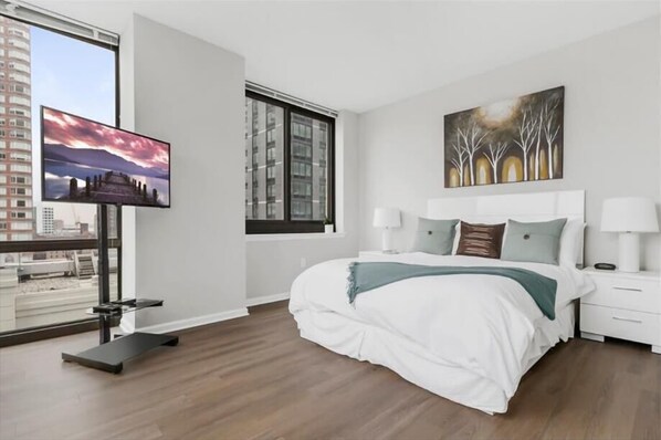 2 bedrooms, desk, iron/ironing board, free WiFi