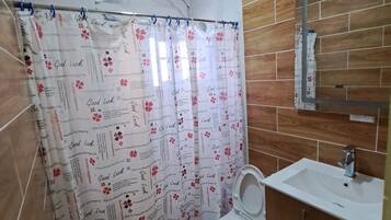 Towels, soap, toilet paper