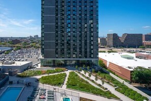 Exterior - Beautiful 1BR | Business Center | Jersey City by GLS (Jersey City)