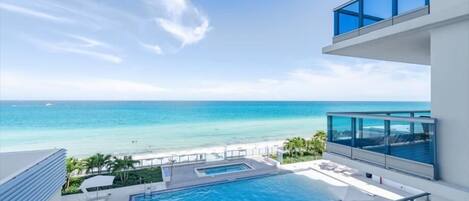 Et oppvarmet basseng