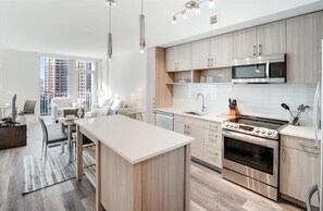 Fridge, microwave, oven, stovetop - Luxury 1BR | Perfect for Working Remote | Crystal City | by GLS (Arlington)