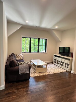 Smart TV, fireplace, video games - New modern, luxurious home on 2.5 acres. 10 min to Powder Ridge & Middletown. (Durham)