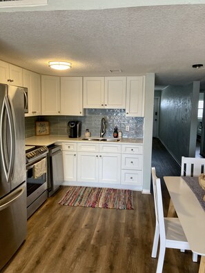 Private kitchen - 2 Bedroom / 1.5 Bath Steps to the Beach in Daytona Beach Shores.  (Daytona Beach)