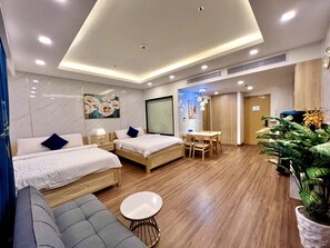 Suite estudio City | Colchones viscoelásticos, decoración individual, mobiliario individual
