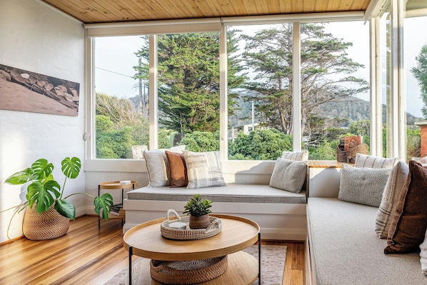 TV connectée, cheminée