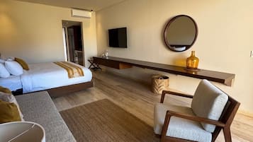 Phòng tiện nghi đơn giản | 1 phòng ngủ, bộ đồ giường cao cấp, két bảo mật tại phòng