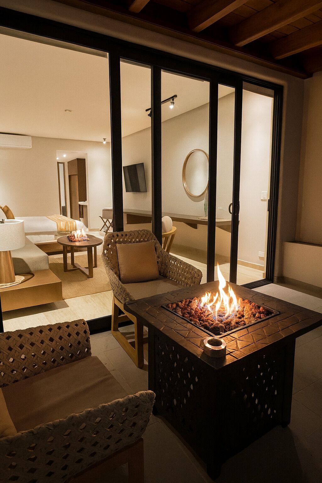 Habitación panorámica | Ropa de cama de alta calidad y minibar 