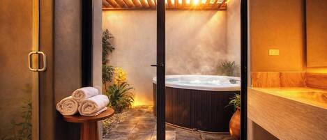 Ropa de cama de alta calidad y minibar