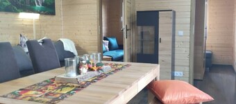Tiny House 'Unser Großer Tiny House' with Mountain View, Shared Garden and Wi-Fi