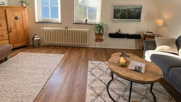 Fernseher, Kamin