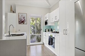 Private kitchen - Luxury Villas Stone's Throw at Macmasters (Walk to the beach) (Central Coast)