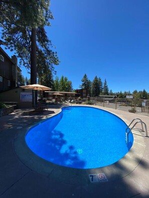 Pool - Awesome room layout for couples and solo-travelers at PERFECTLY located lodge. (South Lake Tahoe)