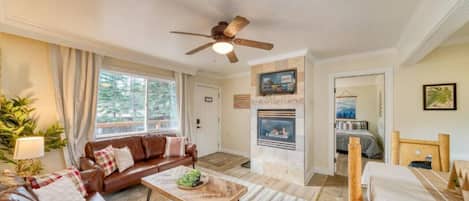 TV connectée, cheminée