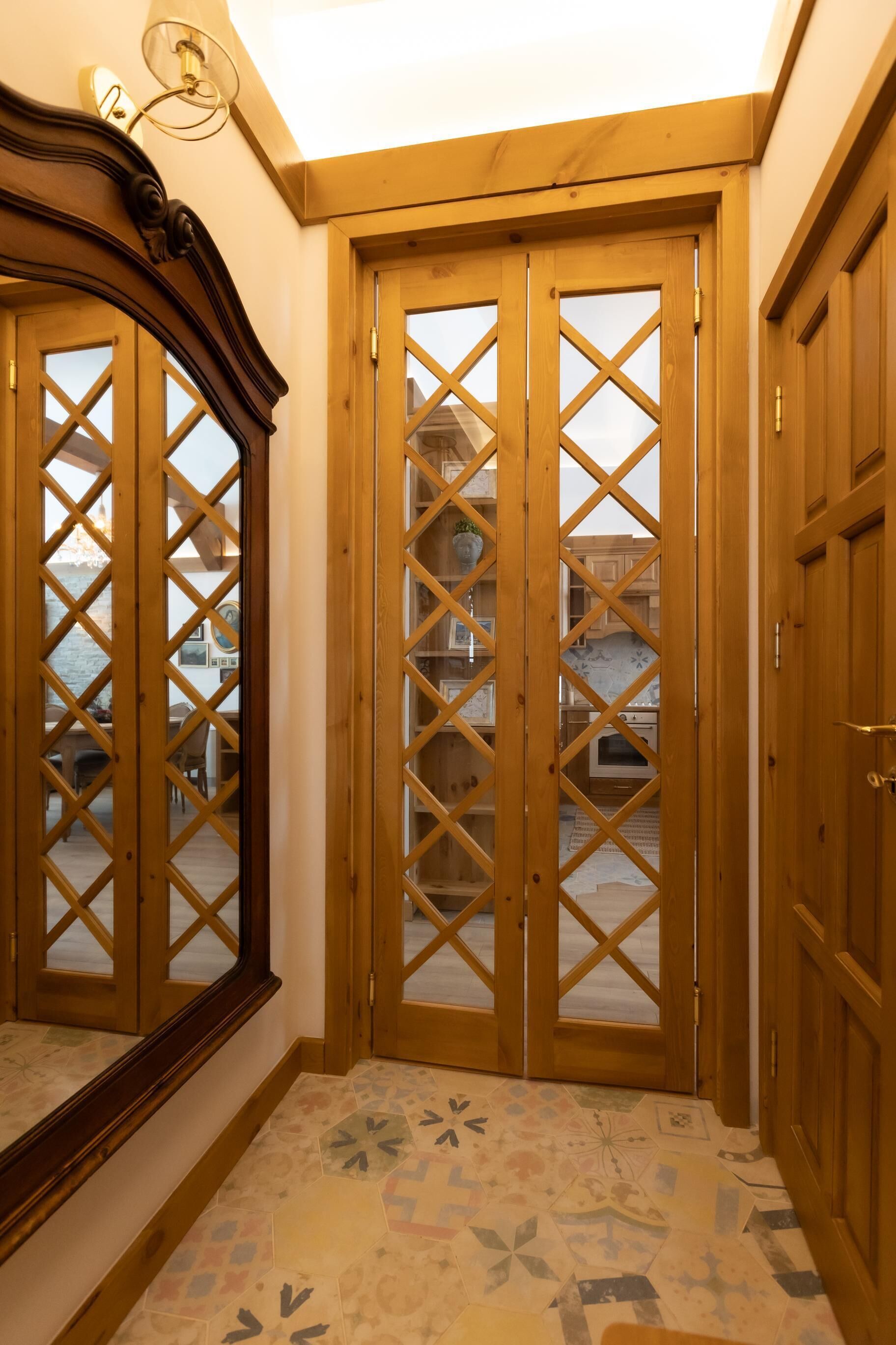 特色木屋, 3 間臥室, 露台, 山景 | 起居區 | 100-公分電視、衛星頻道、壁爐、地暖系統