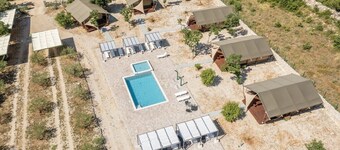 Escape to Nature:Glamping Tents in Biograd, Close to Beaches and the City Center