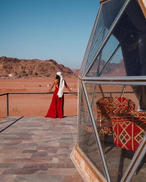 Premium bedding, memory foam beds, blackout drapes, soundproofing - Wadi Rum Marcana camp  (Wadi Rum)