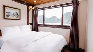 Cabana família, 2 camas Queen | Wi-Fi de cortesia, roupa de cama