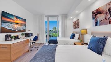 Desk, iron/ironing board, travel cot, WiFi