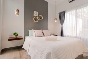 2 chambres, fer et planche à repasser, lit parapluie, Wi-Fi gratuit