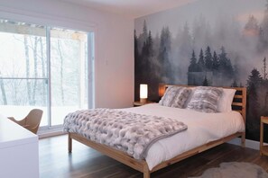 3 bedrooms, travel crib, WiFi, bed sheets - Cosiness nature & SPA at the Melilot (Sainte-Béatrix)