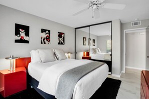 2 間睡房、熨斗/熨衫板、上網、床單