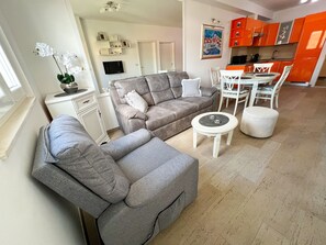 Superior Apartment, Balcony, Sea View | Living area - MIRROR apartment (Dubrovnik)