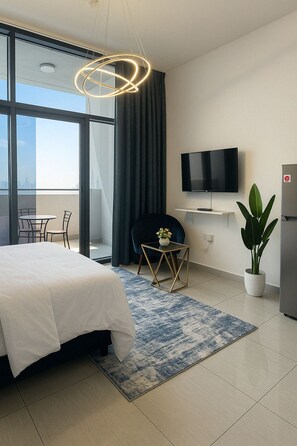 1 Schlafzimmer, Schreibtisch, Bügeleisen/Bügelbrett, WLAN