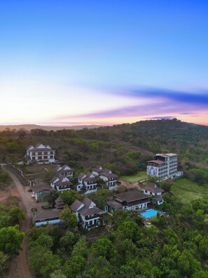 منظر من الجو على ارتفاع عالٍ