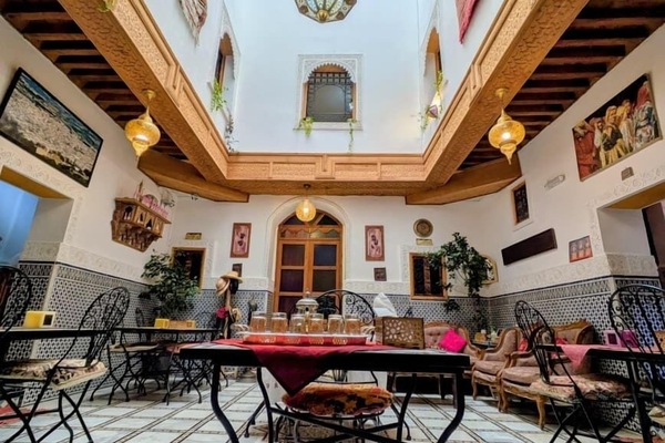 Interior entrance