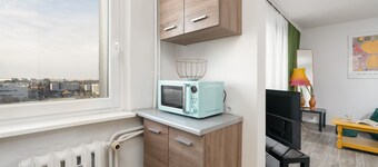 Retro Studio With Balcony by Renters