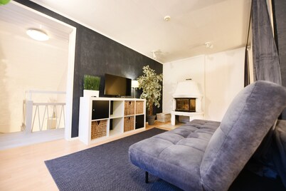 family-friendly house near moomin world.