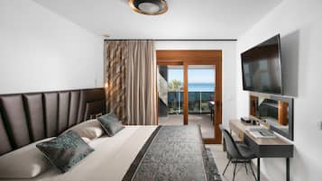 Leilighet – superior | Safe på rommet, strykejern/-brett, wi-fi (inkludert) og sengetøy