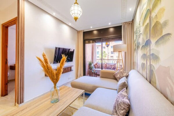 Living area - Appartement au Cœur de Gueliz (Marrakesh)