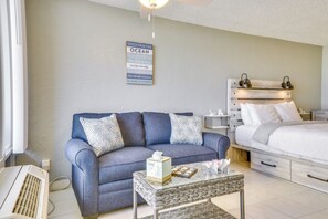 Apartment (0 Bedroom) | Interior - Breezy Daytona Beach Studio w/ Balcony & Views! (Daytona Beach Shores)
